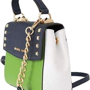 MICHAEL KORS Karla Mini Saffiano Leather Cross-Body